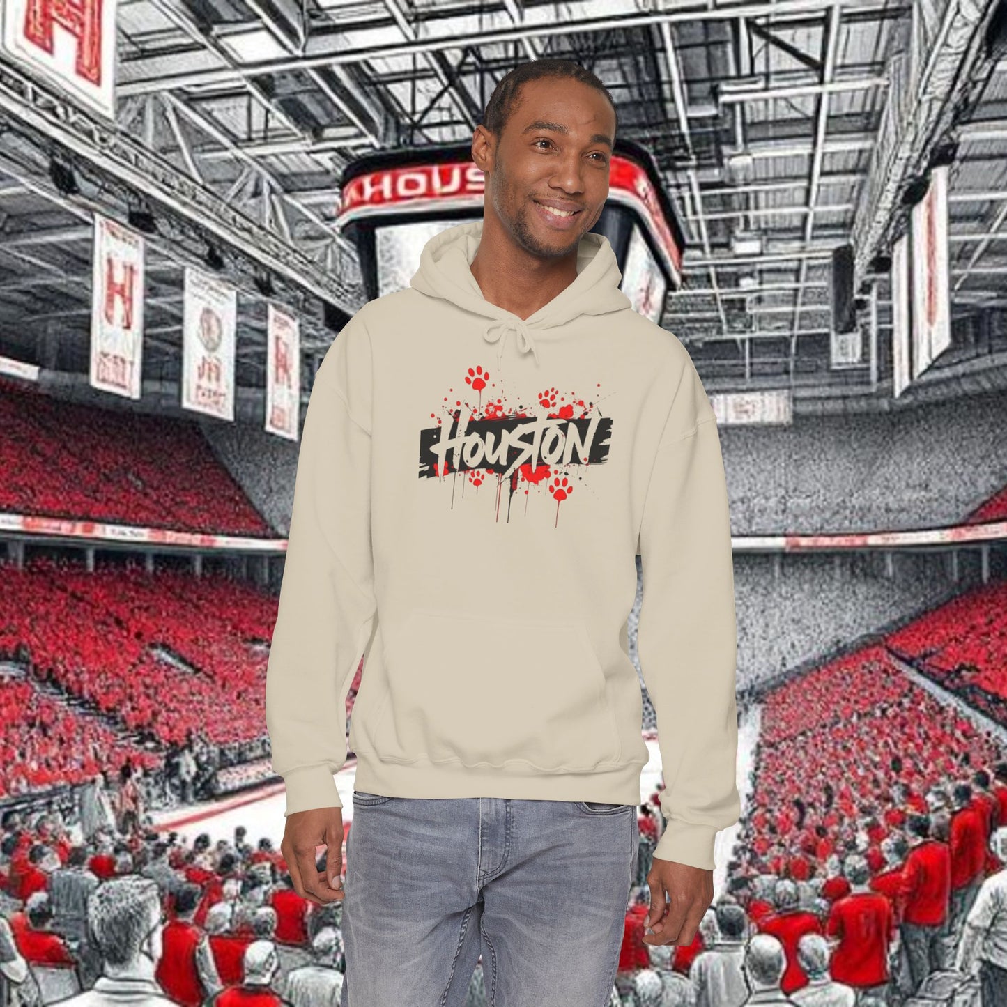 Graffiti Style Hoodie - Perfect for Game Day