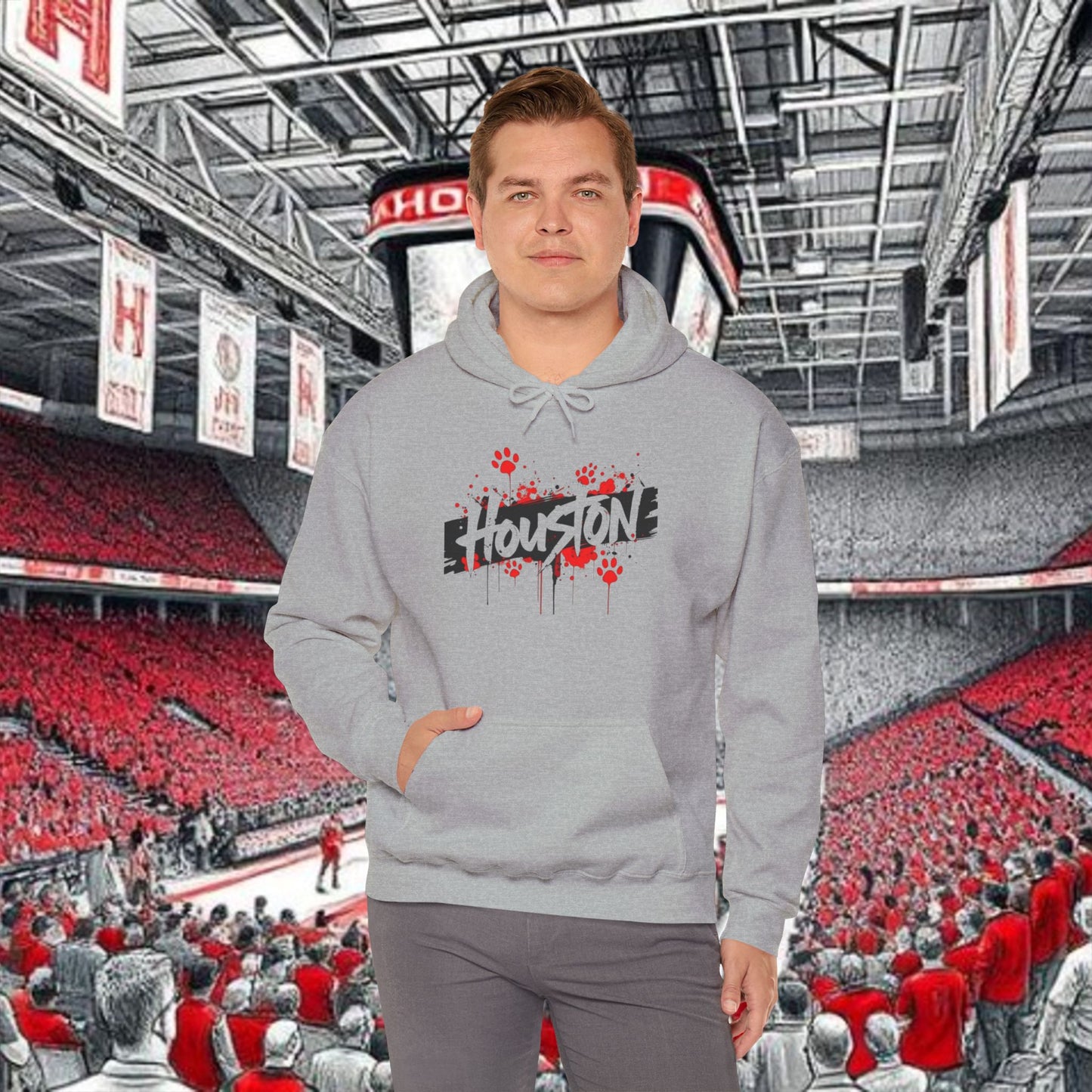 Graffiti Style Hoodie - Perfect for Game Day