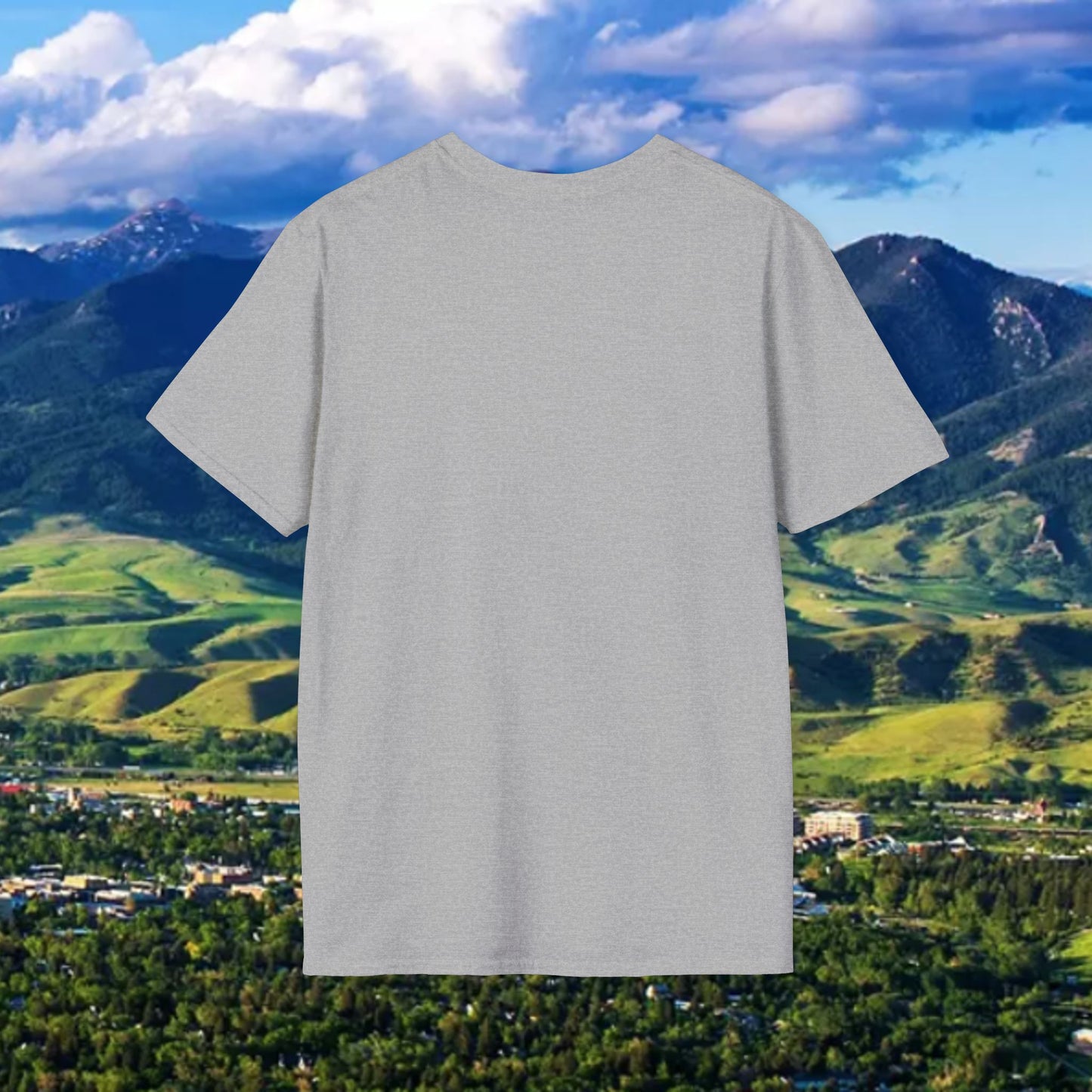 Upside Down FTG Unisex Softstyle T-Shirt - Trendy Fashion Tee, Everyday Comfort, Gift for Bobcat Fans, Gameday Wear, Relaxed Style