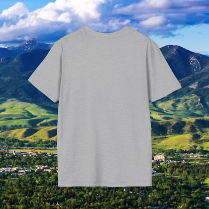 Upside Down FTG Unisex Softstyle T-Shirt - Trendy Fashion Tee, Everyday Comfort, Gift for Bobcat Fans, Gameday Wear, Relaxed Style