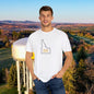Idaho 208 Unisex Garment-Dyed T-Shirt, Casual Tees, State Pride Apparel, Gift for Idahoans, Gameday Fashion
