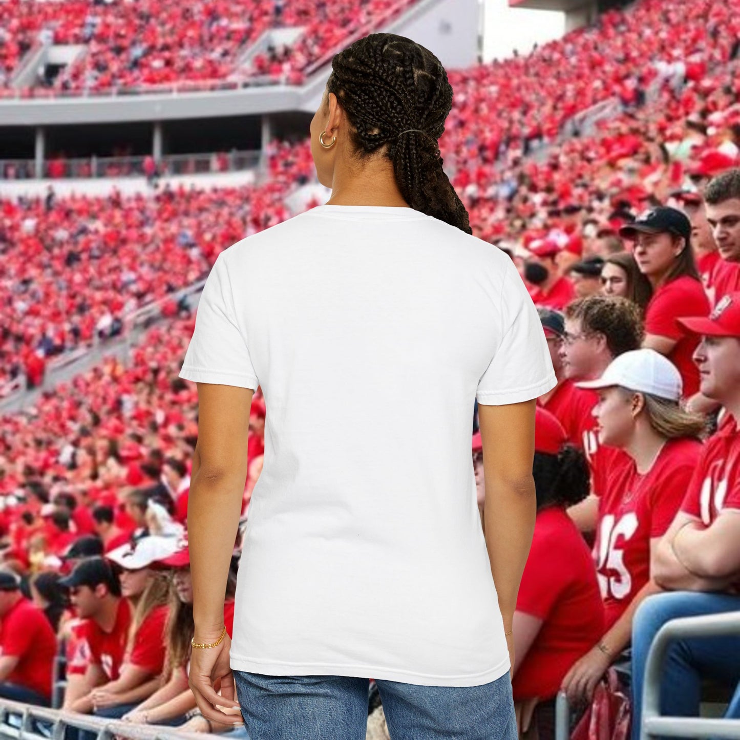 Ki-yi Unisex Garment-Dyed T-shirt, Artistic Tee, Casual Wear, Gift for Friends, Unique Fashion, Everyday Comfort