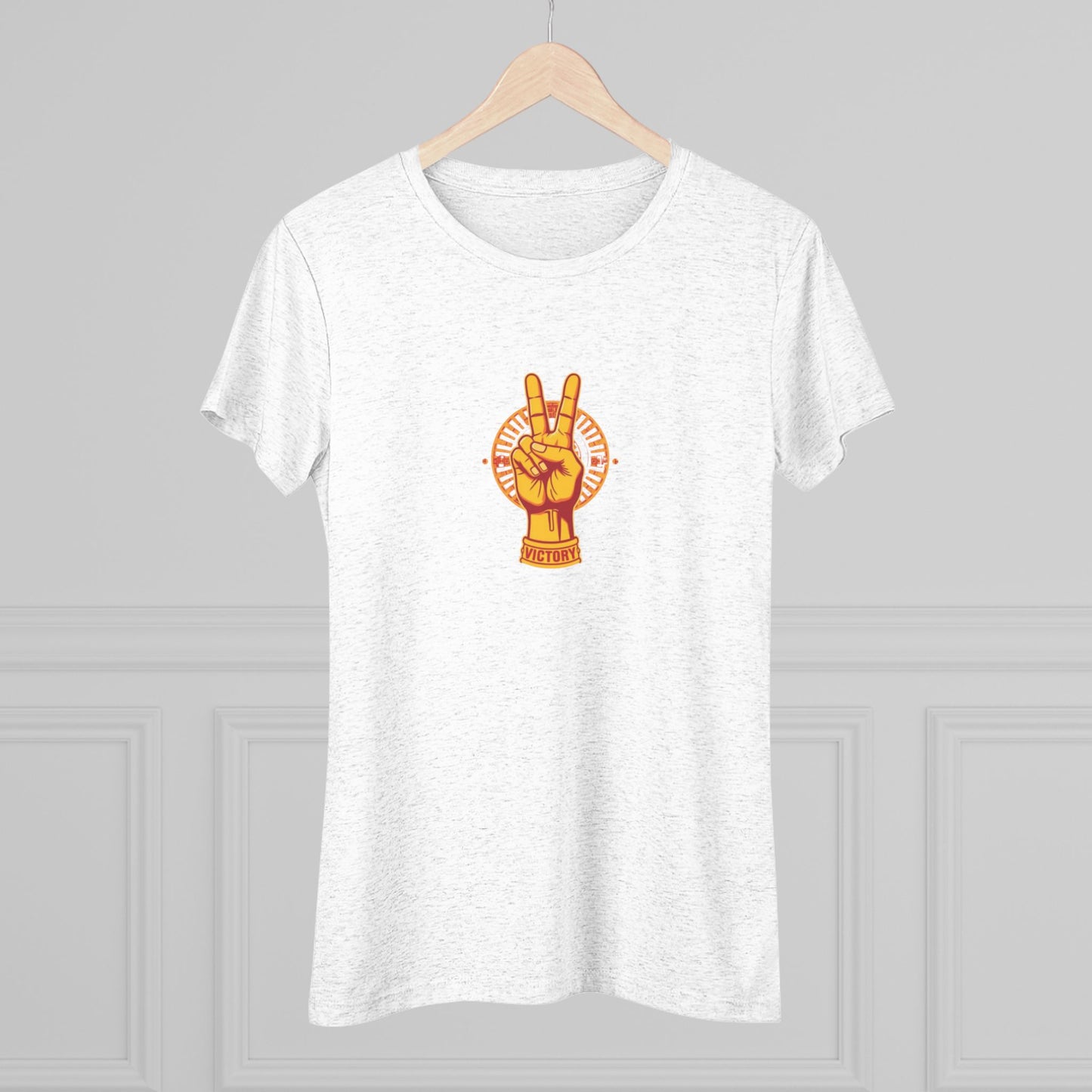 Victory Inspired Women's Triblend Tee - Soft Cotton, Eco-Friendly Shirt, Casual Style, Gift for Her, Festival Attire, Fan Gear