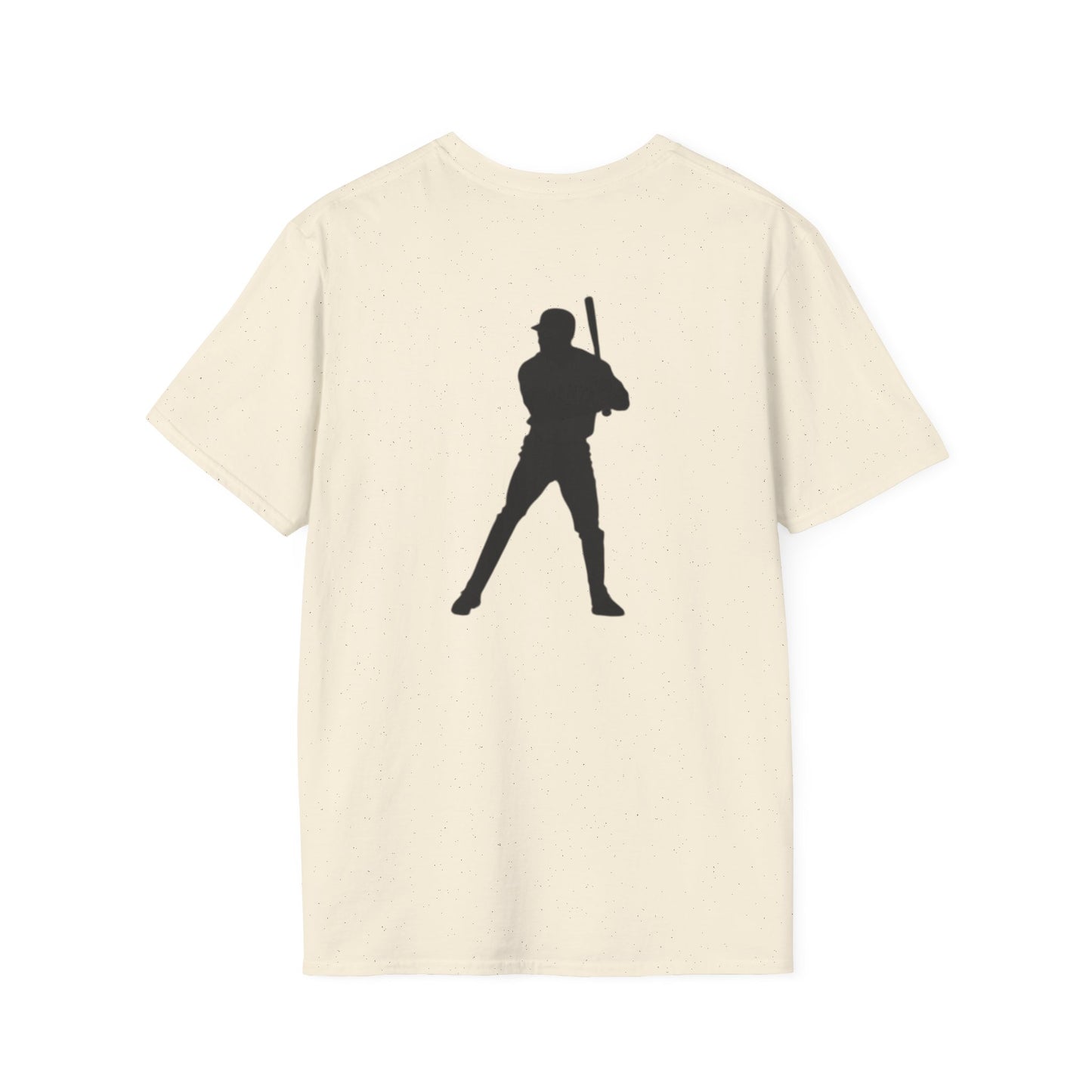 Baseball Batter Graphic T-Shirt — Silhouette Logo Tee
