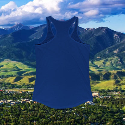 Bozeman Saturdays Racerback Tank, Women's Workout Top, Casual Summer Top, Gift for College Students