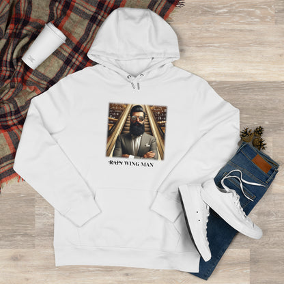Wing Man Hooded Sweatshirt - Cozy Graphic Hoodie for King Vibe Lovers, Perfect for Casual Wear, Gifts, and Celebrations