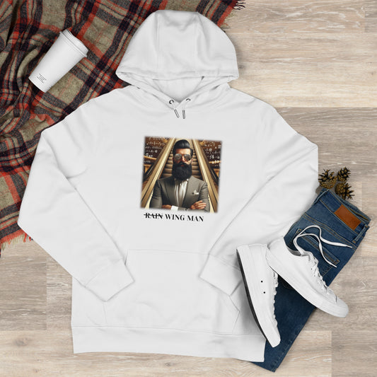 Wing Man Hooded Sweatshirt - Cozy Graphic Hoodie for King Vibe Lovers, Perfect for Casual Wear, Gifts, and Celebrations