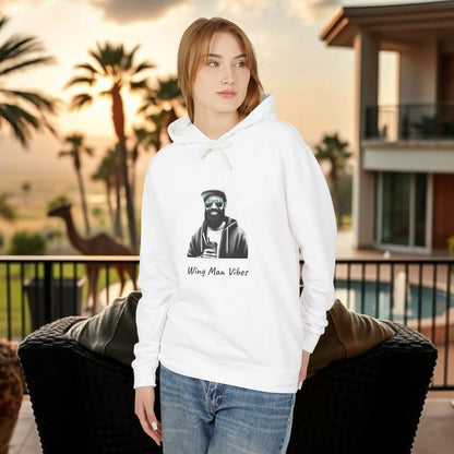 Unisex Wingman Vibes Hoodie, Casual Style Sweatshirt, Perfect Gift for Friends, Lightweight Hoodie for Everyday Wear