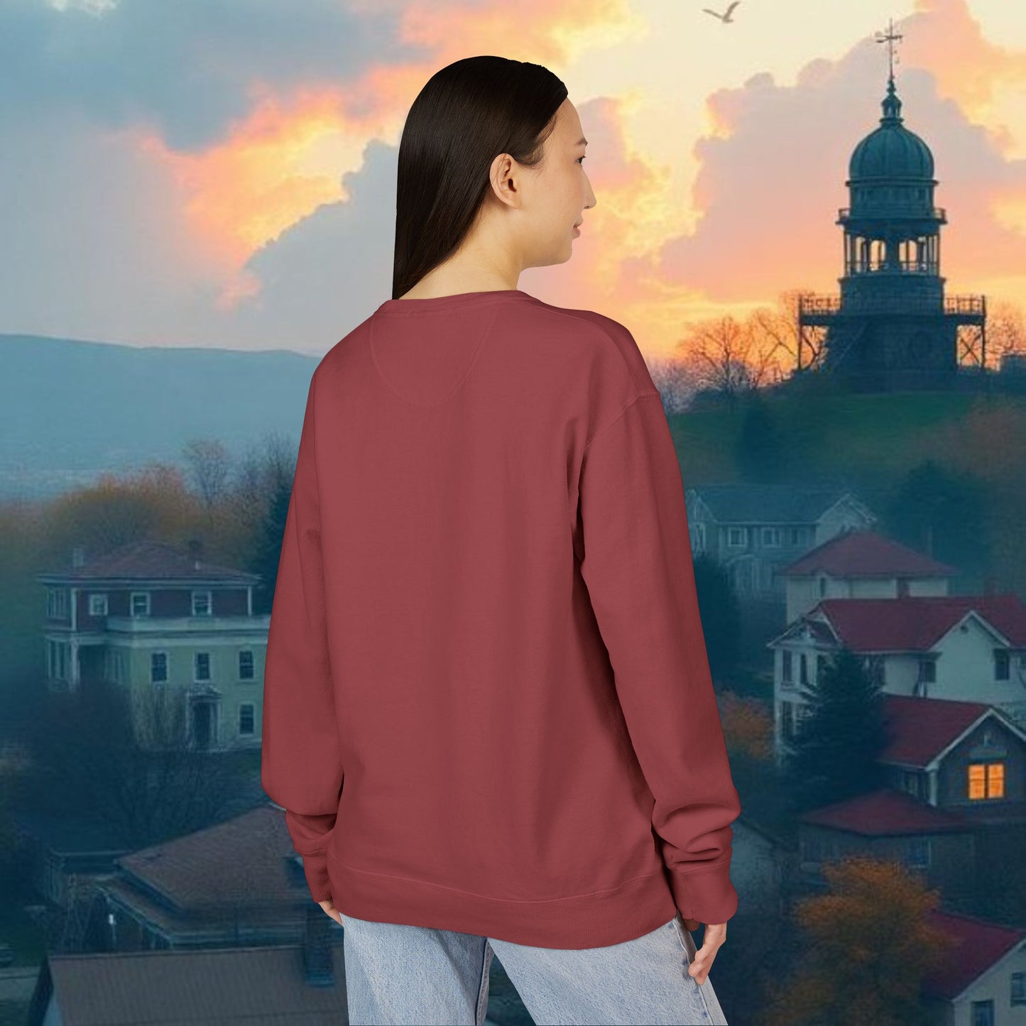 Crewneck Sweatshirt, Wild Boar Graphic, Unisex Cozy Sweatshirt, Vintage Style Crew Neck, Outdoor Adventure Apparel