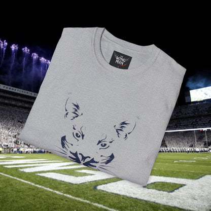 Fierce Silhouette Graphic T-Shirt, Unisex Tee, Gameday Shirt, Casual Wear, College Fashion, Gift for White Out Game