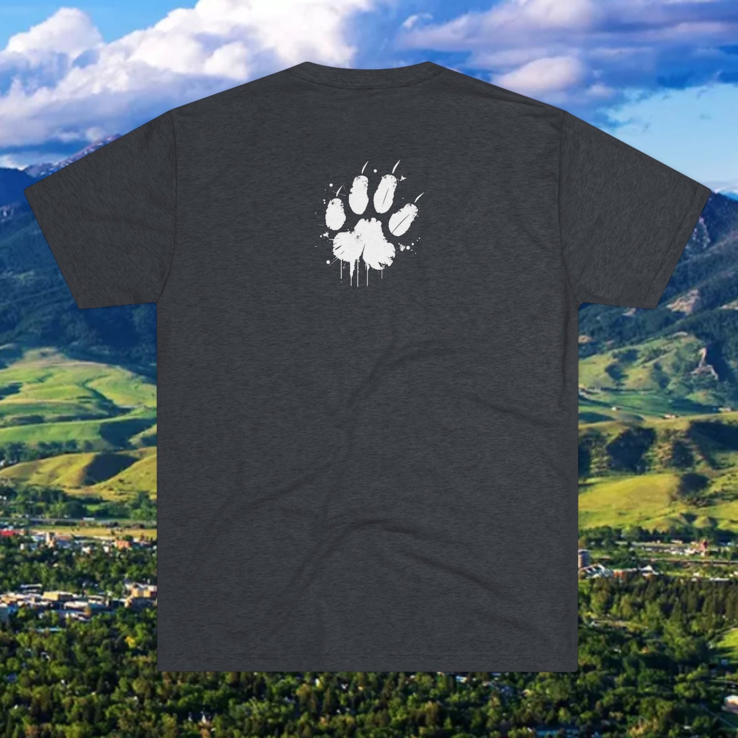 T-Shirt — "Tuesday on a Saturday" Taco Tee with Paw Print Back