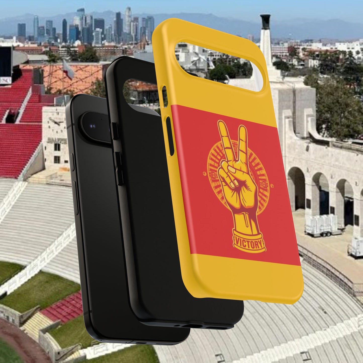 Victory Inspired Symbol Phone Case, Tough Phone Cover, Gift for Empowerment, Inspirational Tech Accessory, Unique Phone Protection