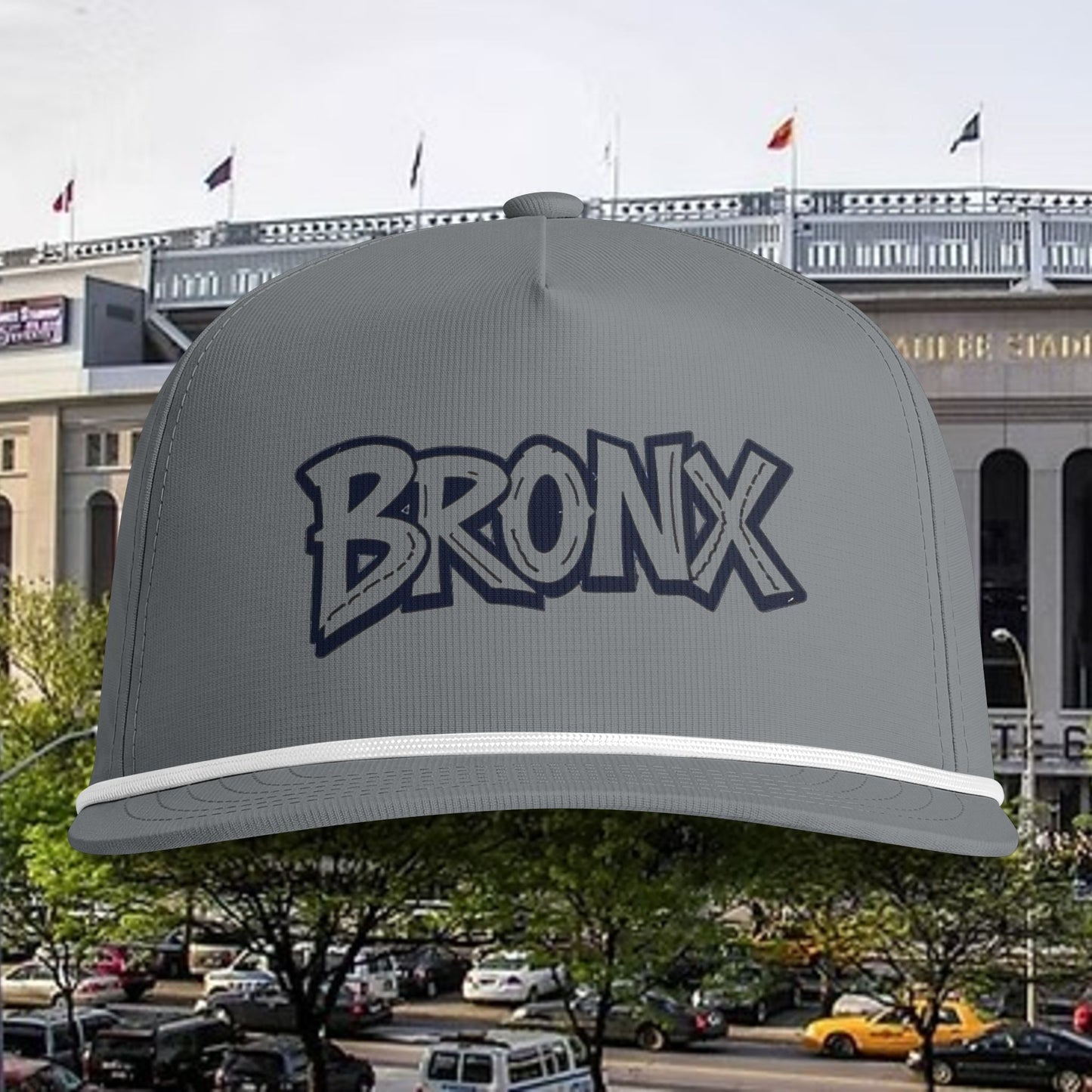 Bronx Graffiti Rope Cap — Sunwashed Vintage Snapback Hat