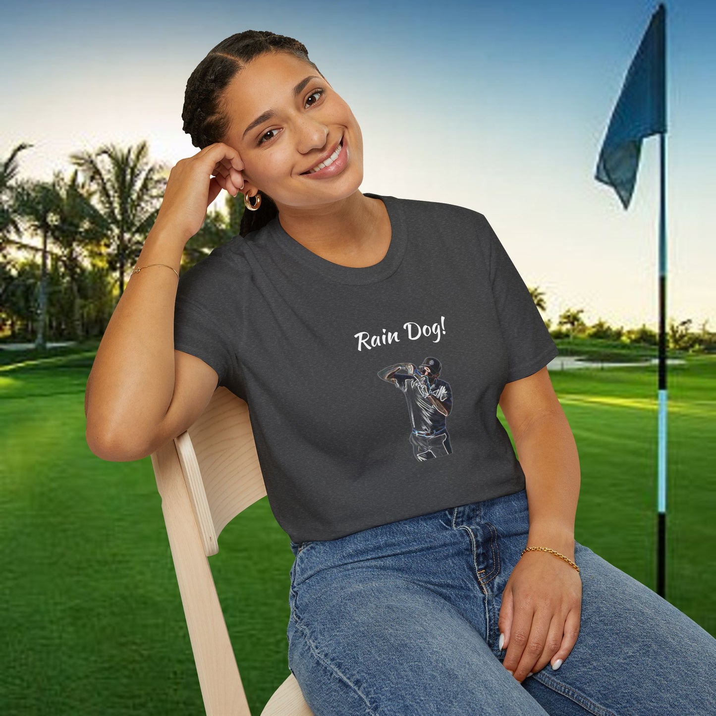 Rain Dog Unisex T-Shirt, Graphic Tee, Casual Wear, Gift for Dog Lovers, Everyday Style, Unique Design Shirt