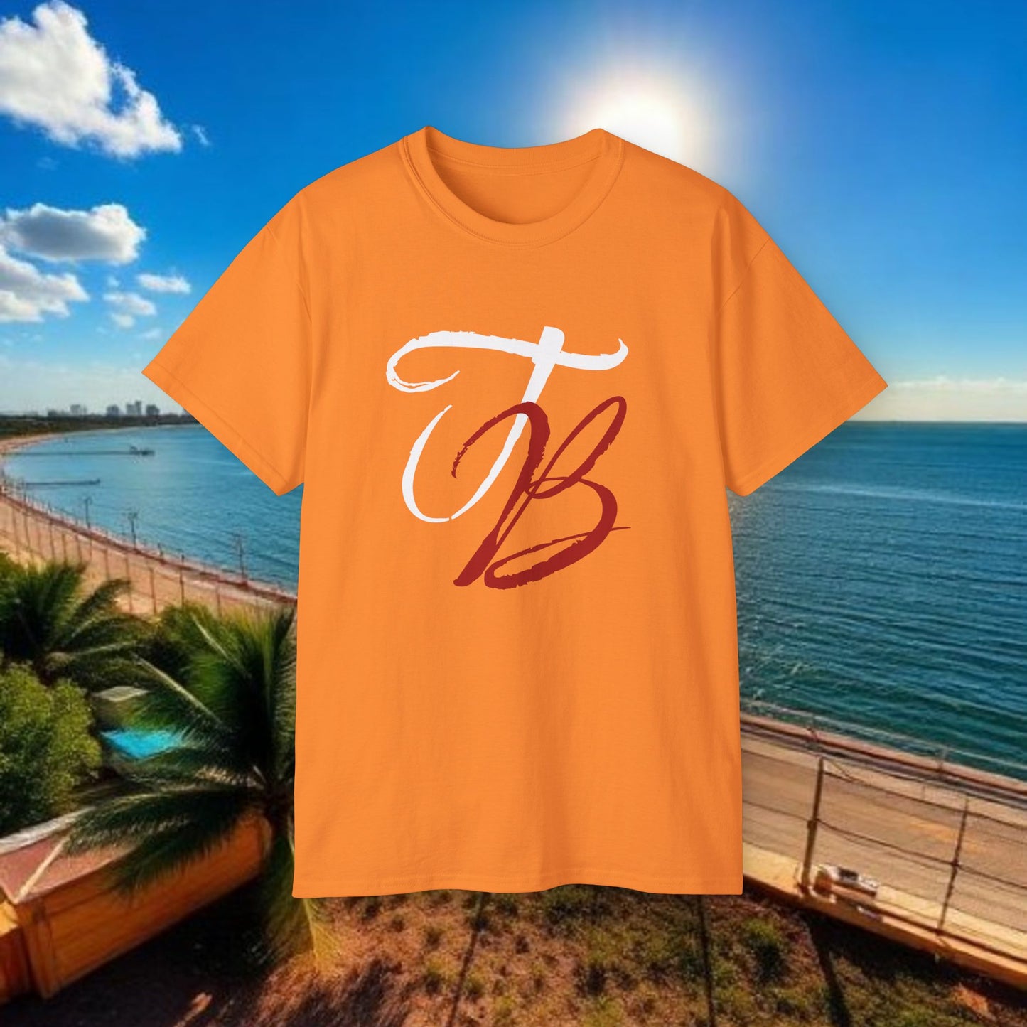TB Monogram Tee — 813 Tampa Area Short-Sleeve T-Shirt