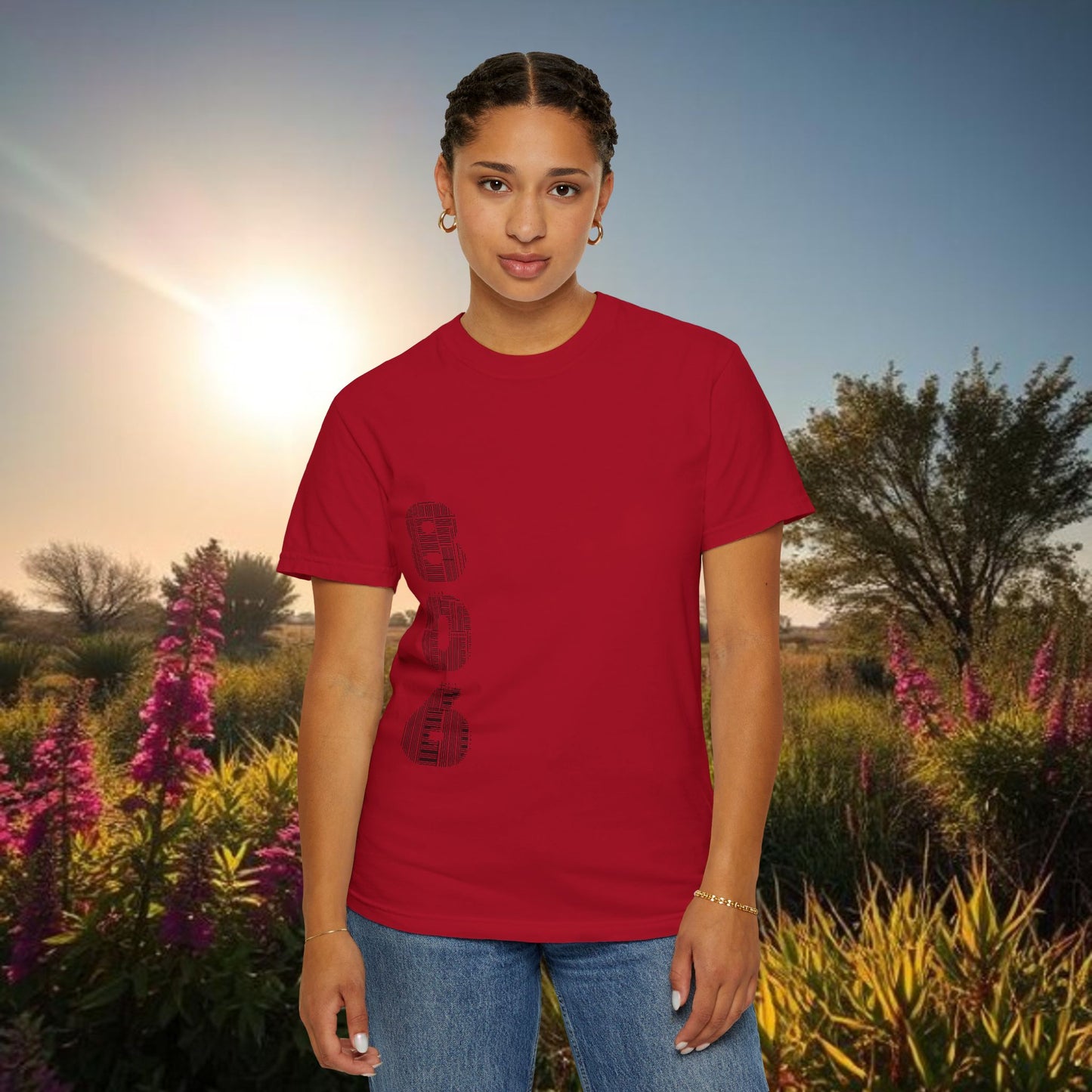 Cowboy T-Shirt — 806 Area Code Shirt with cool Cowboy Design, Gameday Tee