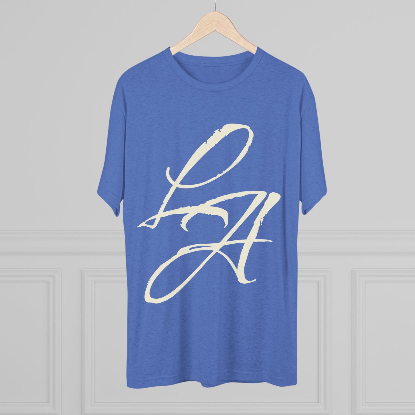 LA Script T‑Shirt — Vintage Los Angeles Graphic Tee, Super Soft Tri-Blend Material