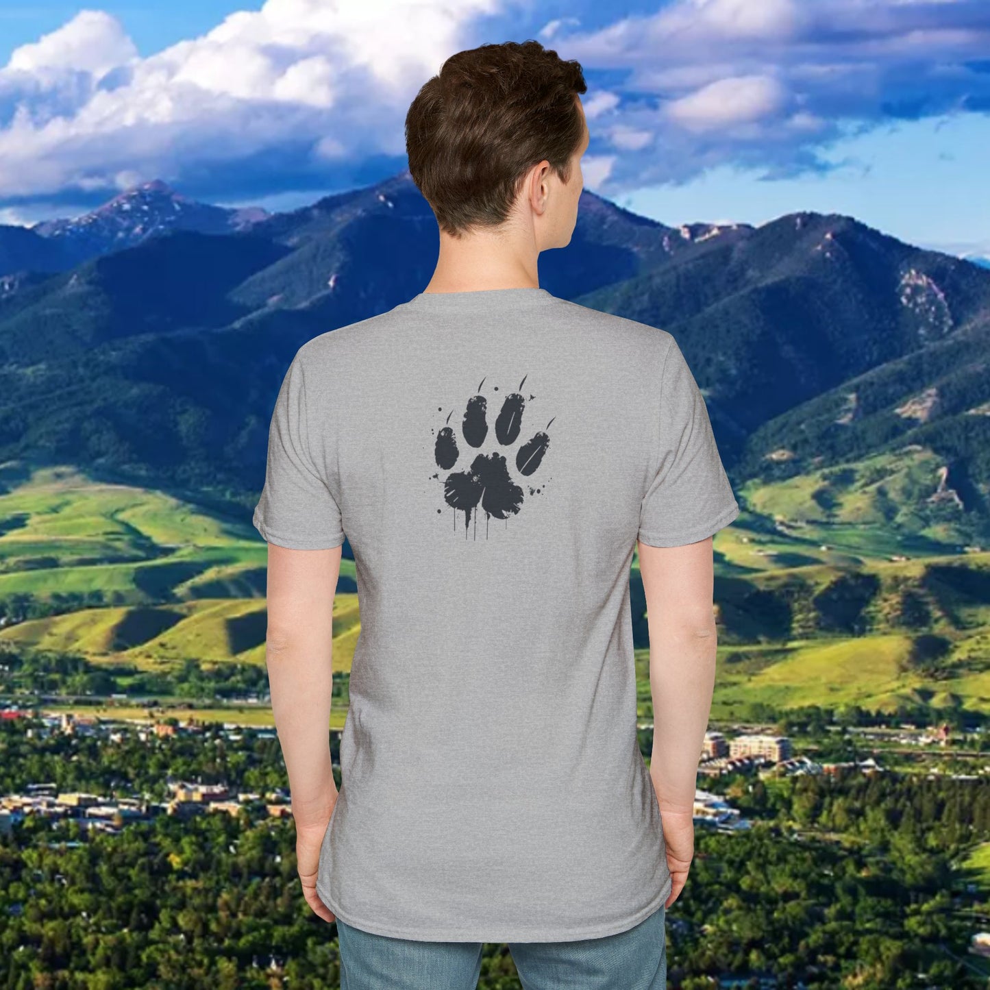 Upside Down FTG Unisex Softstyle T-Shirt - Trendy Fashion Tee, Everyday Comfort, Gift for Bobcat Fans, Gameday Wear, Relaxed Style