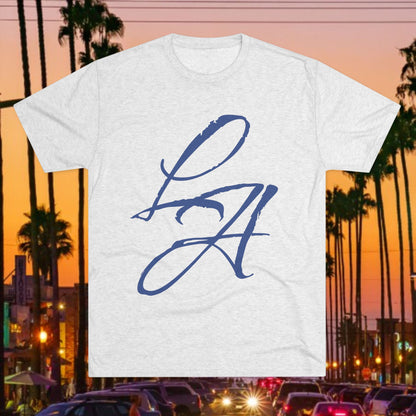 LA Script T‑Shirt — Vintage Los Angeles Graphic Tee, Super Soft Tri-Blend Material