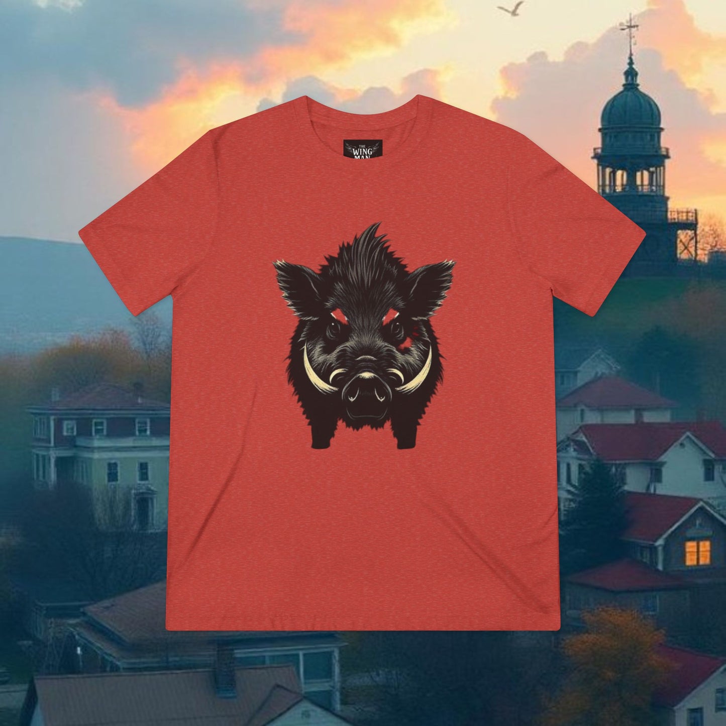 Hog Wild Spirit Tee - Unisex Triblend Shirt for Game Day, Sports Events, College Apparel, Festival Wear