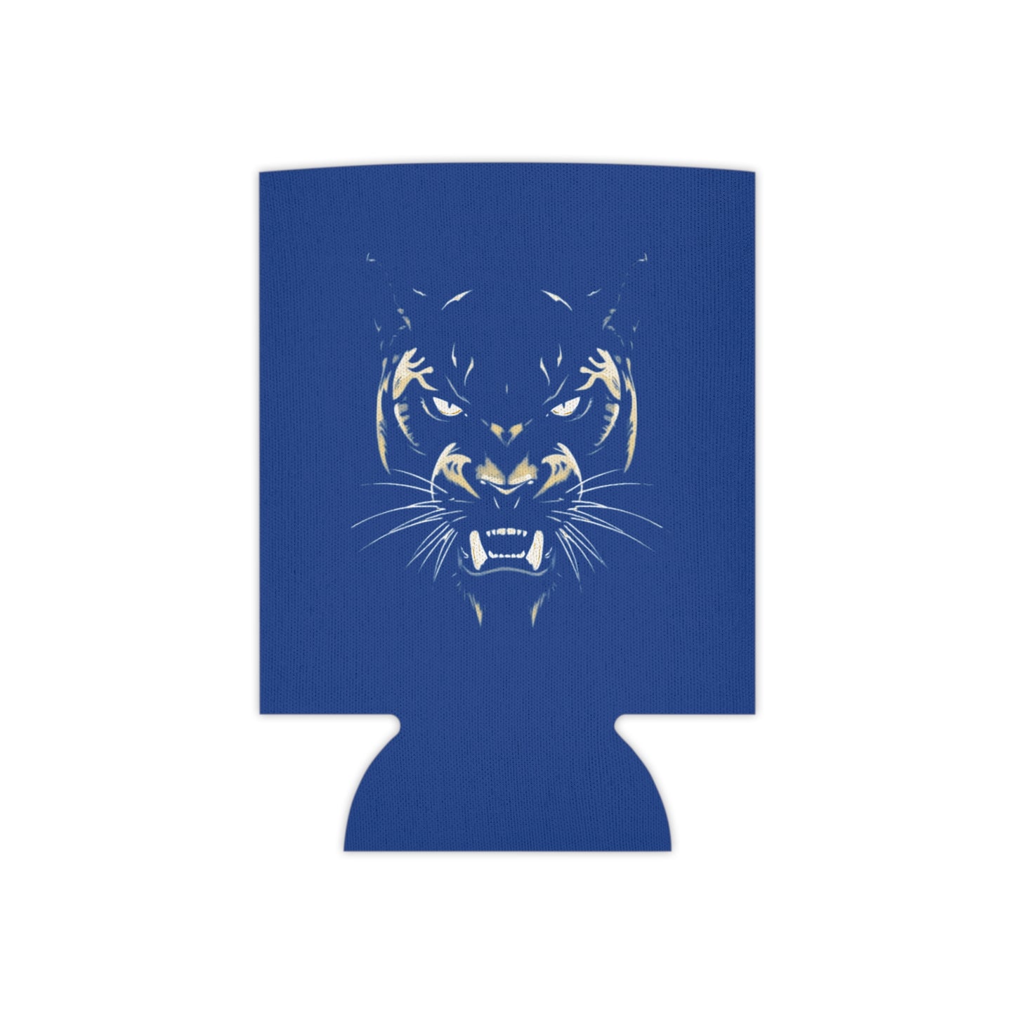 Panther Silhouette Can Cooler, Drink Sleeve, Beverage Insulator, Game Day Accessory, Party Favor, Sports Team Gear
