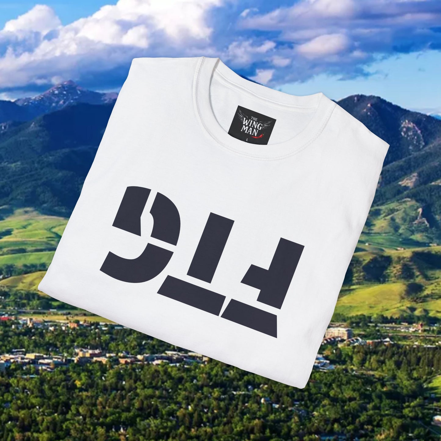 Upside Down FTG Unisex Softstyle T-Shirt - Trendy Fashion Tee, Everyday Comfort, Gift for Bobcat Fans, Gameday Wear, Relaxed Style