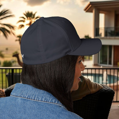 Cash it! Wing Man Designs, Closed-Back Structured Cap (Embroidery), Check Mark Hat