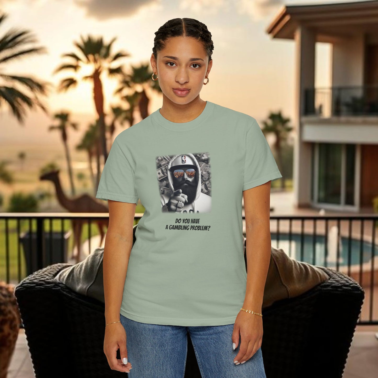 Wing Man "Gambling Problem" Unisex T-Shirt | Casual Wear, Funny Gift, Gambling Humor, Sports Betting Tee, Unique Statement Apparel