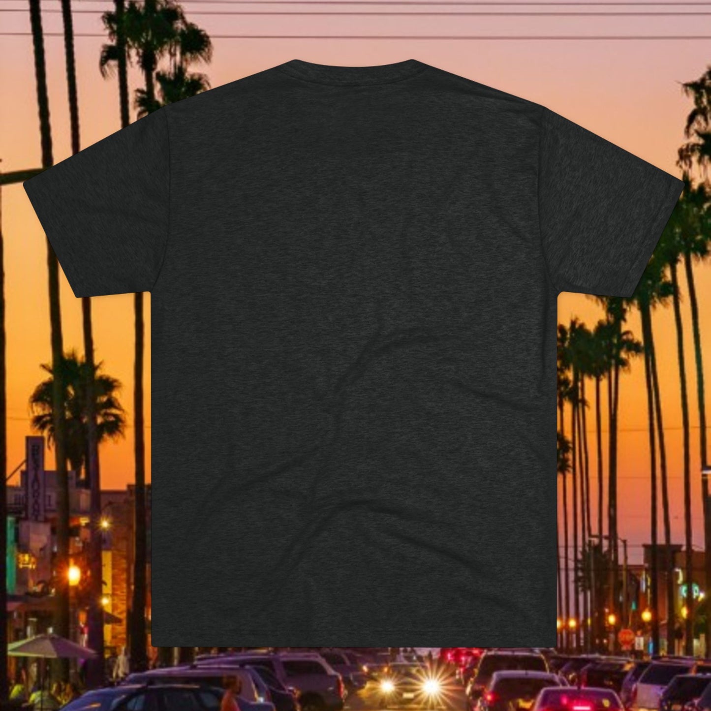 LA Script T‑Shirt — Vintage Los Angeles Graphic Tee, Super Soft Tri-Blend Material