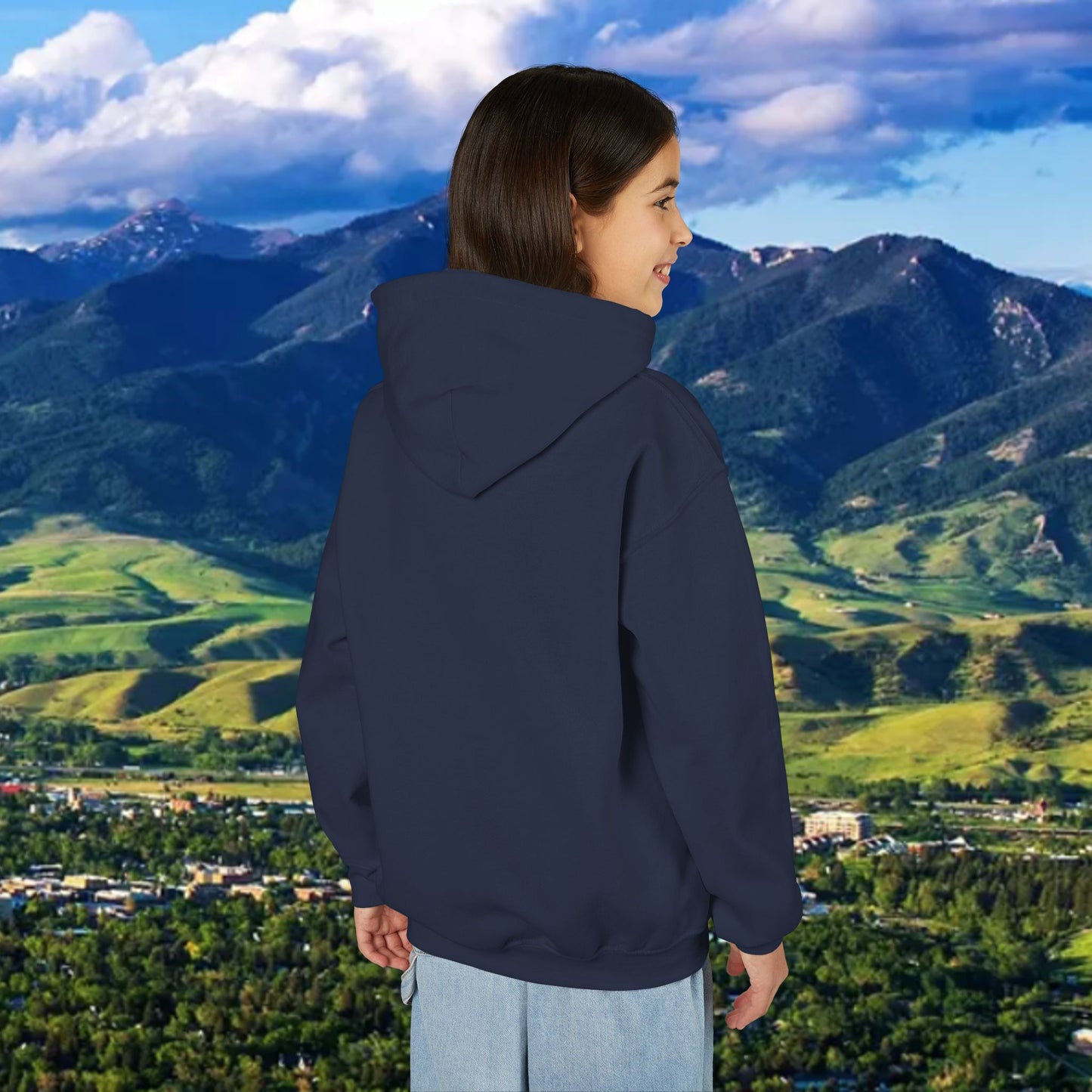 Bobcat Born Youth Hoodie, Cozy Sweatshirt for Kids, Great for School, Outdoor Adventures, Gifts, Sports Events