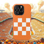 Vibrant Checkerboard Magnetic Tough Cases for Phones, Sports Fans' Accessory, Durable Protection, Tennessee Design, Custom Cases, Gift Ideas