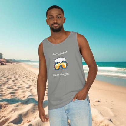 Beer Goggles Tank Top, Unisex Tank, Summer Apparel, Beachwear, Funny Gift, Pool Party Top