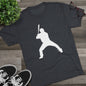 Baseball Batter Tee — Silhouette Front with Number 5 Back