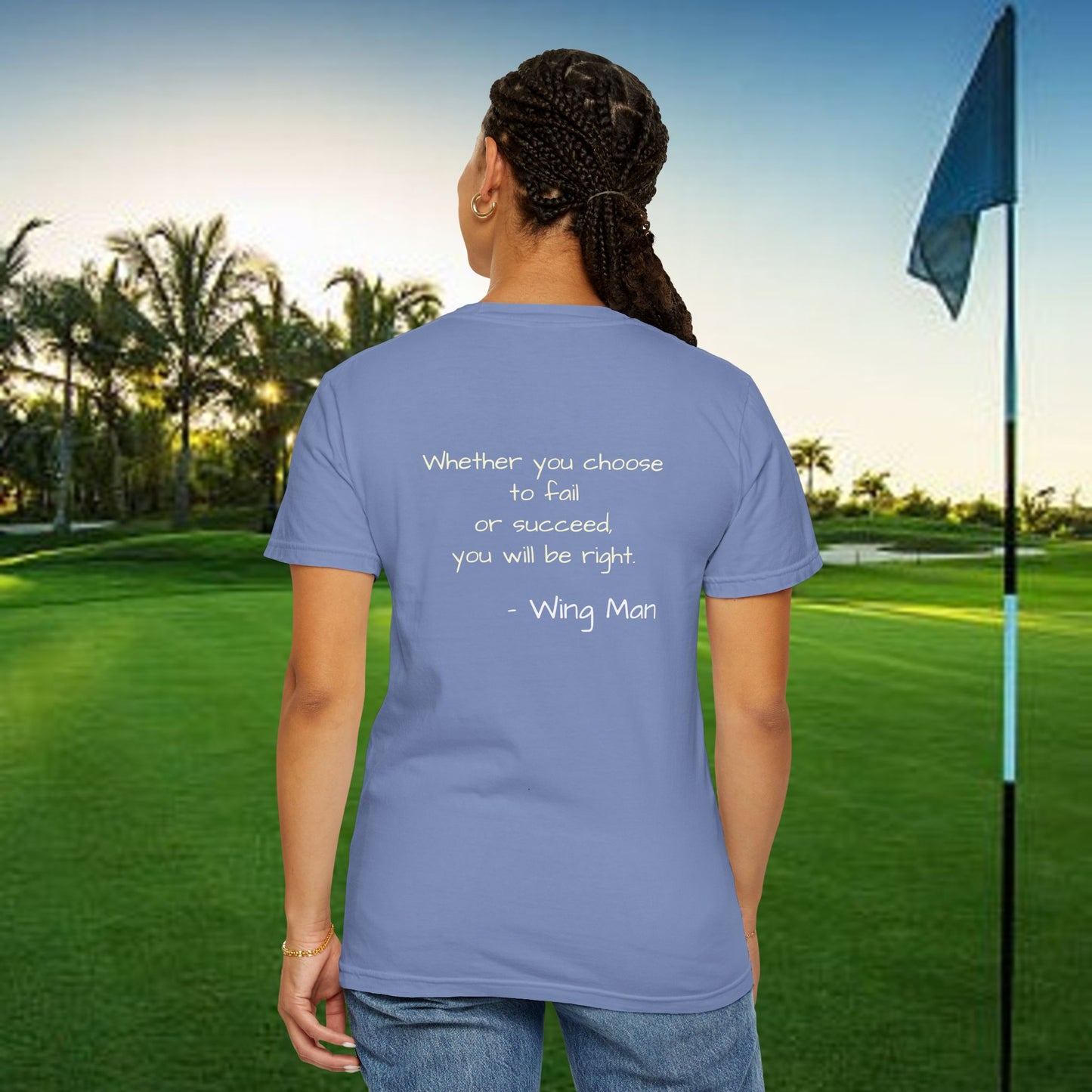 Inspirational Golf T-Shirt, Motivational Gift, Unisex Apparel, Casual Wear, Golf Shirt, Positive Vibes