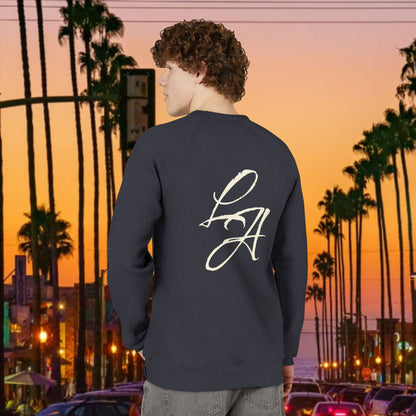 LA Script Raglan Sweatshirt, Super Soft Material and Comfortable Stylish Fit