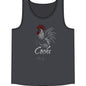 Rooster Graphic Tank — 'Cocks' Concert-Style Poultry Design