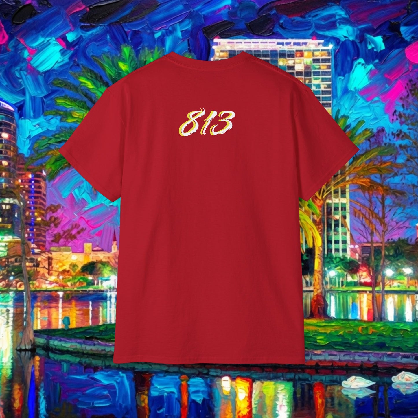 TB Monogram Tee — 813 Tampa Area Short-Sleeve T-Shirt