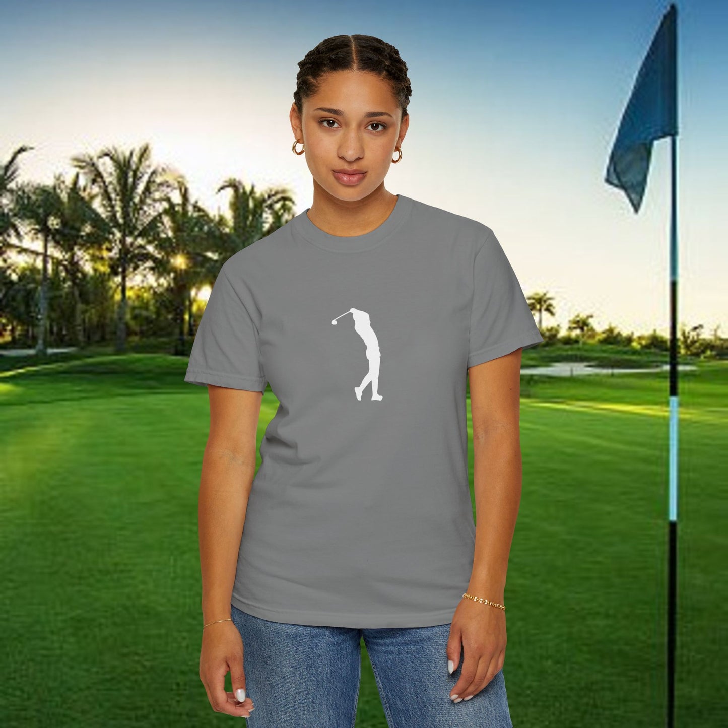 Golf Lover's Unisex Garment-Dyed T-Shirt - Perfect Gift for Golf Enthusiasts, Casual Wear, Sports Apparel, Father's Day, Birthday