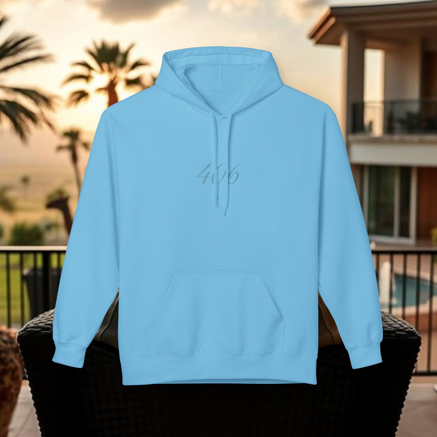 Montana Love Hoodie, MT Design, Cozy Stylish Unisex Fleece, 406 Front Back Print, Gift for Outdoorsy, Mountain Lover, Christmas, Birthday