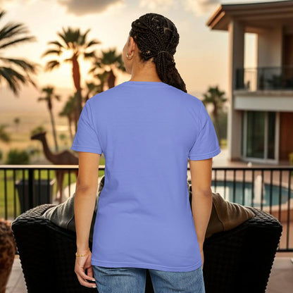 Unbothered Garment-Dyed T-Shirt, Relaxed Fit Tee, Casual Everyday Wear, Gift for Friends, Relaxation Apparel, Trendy Summer Top