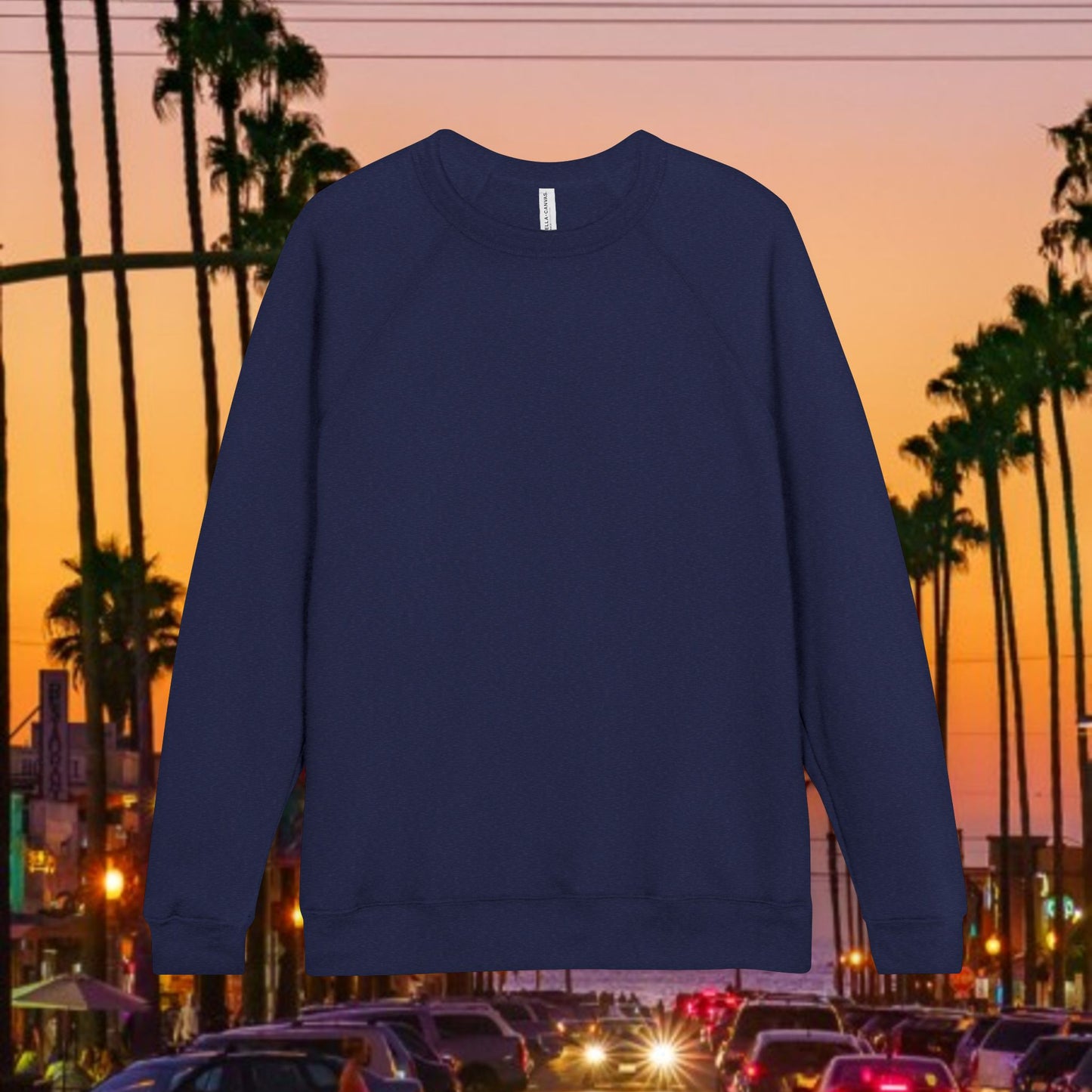 LA Script Raglan Sweatshirt, Super Soft Material and Comfortable Stylish Fit