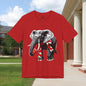 Elephant Graphic Tee — Cute Elephant Wearing Scarf T-Shirt