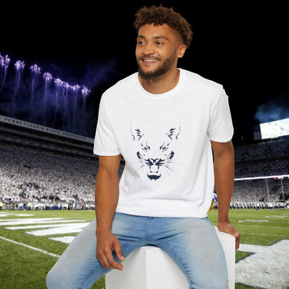 Fierce Silhouette Graphic T-Shirt, Unisex Tee, Gameday Shirt, Casual Wear, College Fashion, Gift for White Out Game