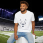 Fierce Silhouette Graphic T-Shirt, Unisex Tee, Gameday Shirt, Casual Wear, College Fashion, Gift for White Out Game
