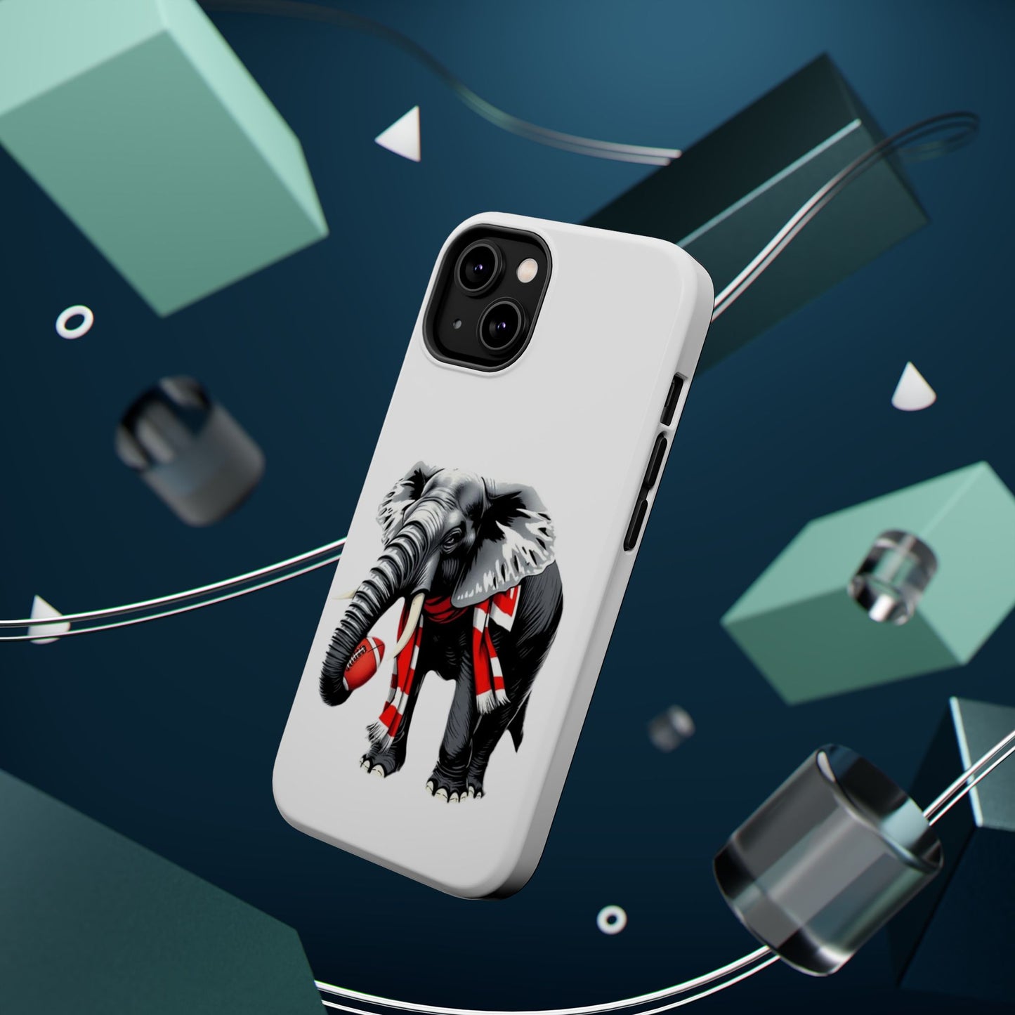 Vibrant Elephant Tough Cases - Unique Phone Case, Wildlife Lover Gift, Sports Team Accessory, Trendy Phone Cover, Fun Animal Design