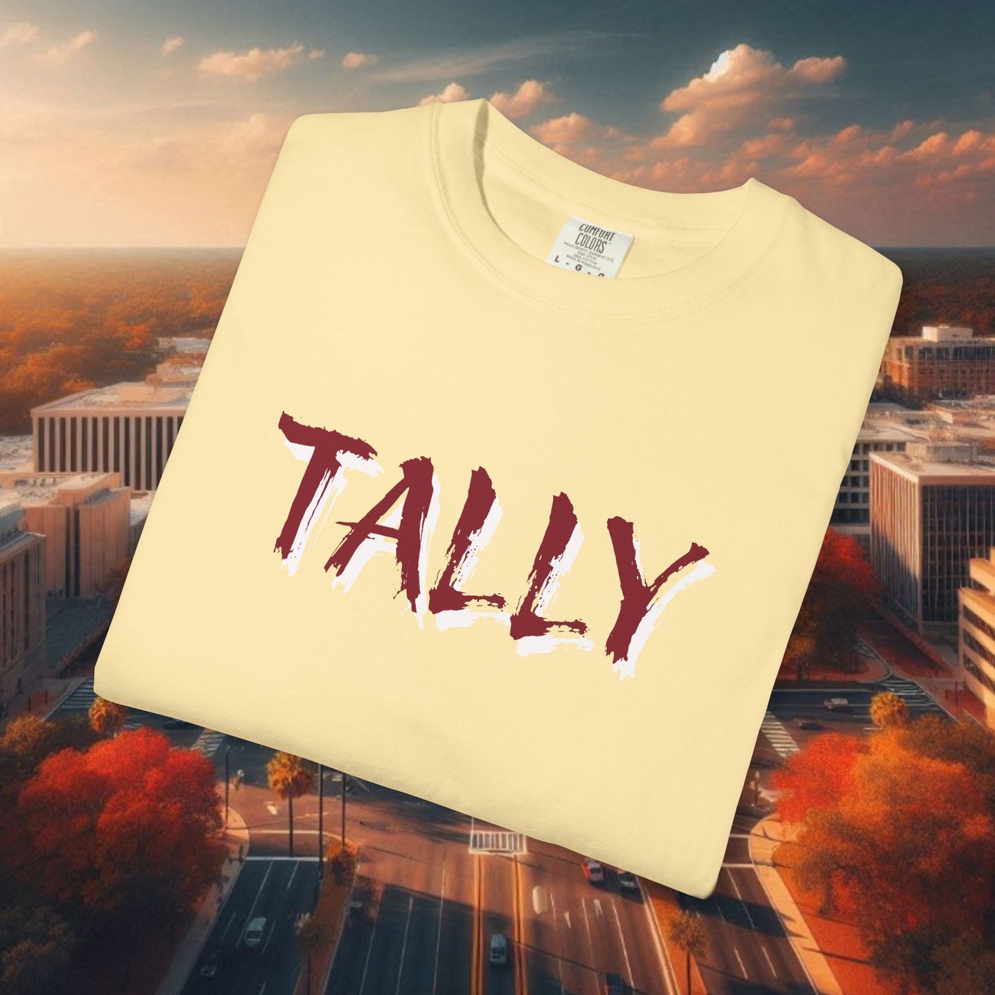 T-Shirt with 'TALLY' Print, Perfect for Game Day, Festival Wear, Casual Outings, and Sporting Events