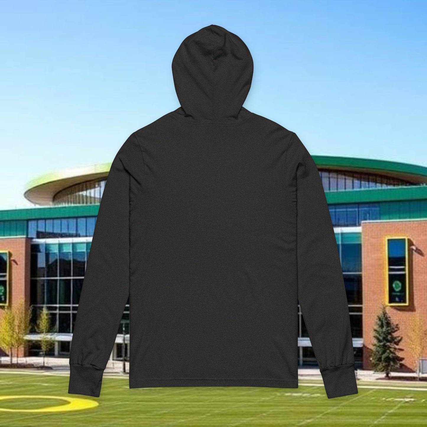 Duck Print Hoodie - Unisex Long Sleeve Tee, Casual Wear, Gift for Sports Fans, Comfortable Fashion, Perfect for Outdoor