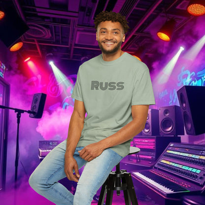 Russ Unisex T-Shirt with Retro Design, Hip-Hop Shirt, Casual Wear, Unique Style, Russ Apparel