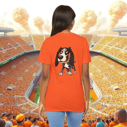 Knoxville Tennessee Orange Tee — Vertical Checker Football Shirt, Perfect for Tailgates, Football Games, or Relaxing.
