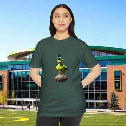 Quacky Game Day Unisex T-Shirt | Fun Sports Tee for Fans, Perfect for Tailgating, Gift for Sports Lovers, Quack Football Shirt